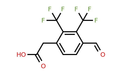 1805591-95-0 | 2,3-Bis(trifluoromethyl)-4-formylphenylacetic acid