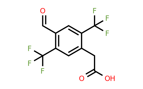 1805592-00-0 | 2,5-Bis(trifluoromethyl)-4-formylphenylacetic acid