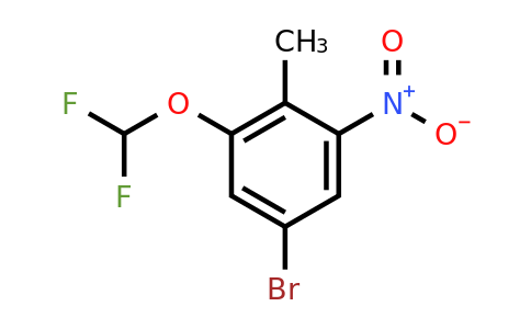 1805592-53-3 | 4-Bromo-2-difluoromethoxy-6-nitrotoluene