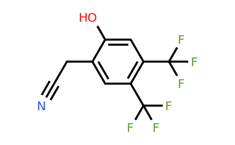 1805592-88-4 | 4,5-Bis(trifluoromethyl)-2-hydroxyphenylacetonitrile