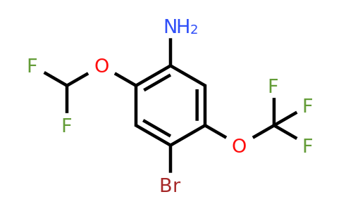 1805593-25-2 | 4-Bromo-2-difluoromethoxy-5-(trifluoromethoxy)aniline