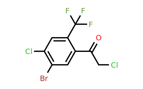 1805593-36-5 | 5'-Bromo-4'-chloro-2'-(trifluoromethyl)phenacyl chloride