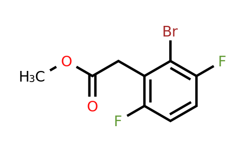 1805594-04-0 | Methyl 2-bromo-3,6-difluorophenylacetate