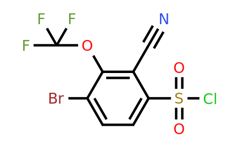 1805594-65-3 | 4-Bromo-2-cyano-3-(trifluoromethoxy)benzenesulfonyl chloride