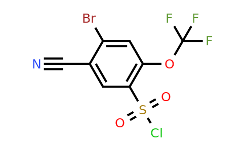 1805594-70-0 | 4-Bromo-5-cyano-2-(trifluoromethoxy)benzenesulfonyl chloride