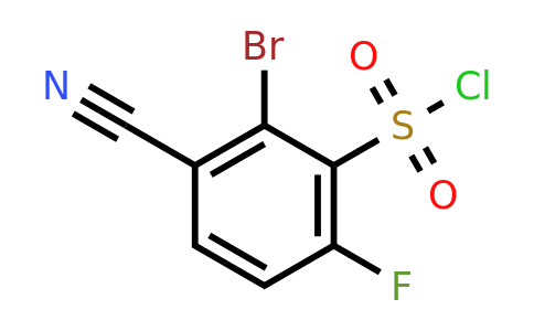 1805595-30-5 | 2-Bromo-3-cyano-6-fluorobenzenesulfonyl chloride