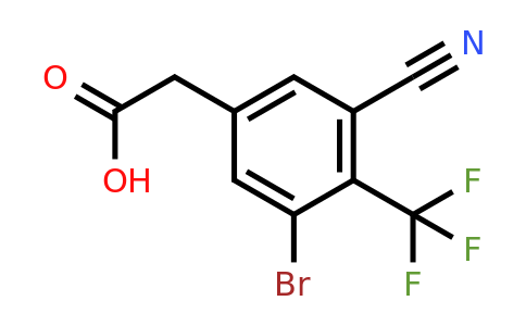 1805595-68-9 | 3-Bromo-5-cyano-4-(trifluoromethyl)phenylacetic acid