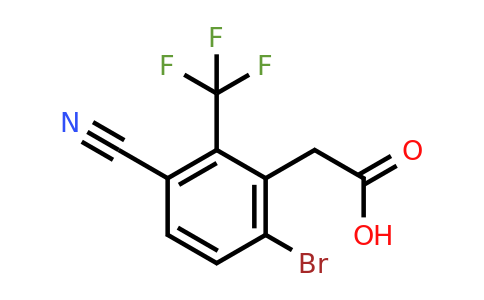 1805595-89-4 | 6-Bromo-3-cyano-2-(trifluoromethyl)phenylacetic acid