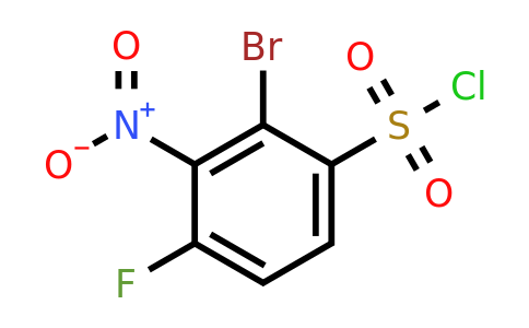 1805596-94-4 | 2-Bromo-4-fluoro-3-nitrobenzenesulfonyl chloride