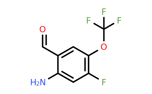 1805597-64-1 | 2-Amino-4-fluoro-5-(trifluoromethoxy)benzaldehyde
