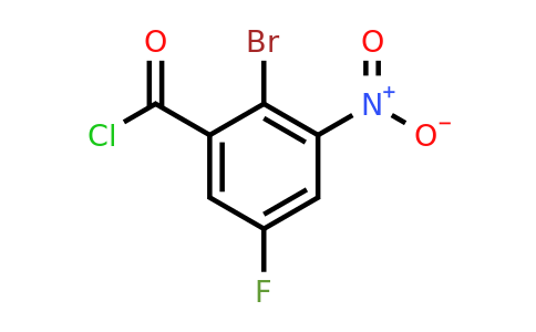 1805597-84-5 | 2-Bromo-5-fluoro-3-nitrobenzoyl chloride