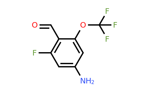 1805597-87-8 | 4-Amino-2-fluoro-6-(trifluoromethoxy)benzaldehyde