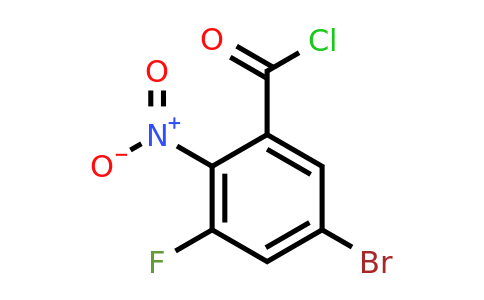 1805598-01-9 | 5-Bromo-3-fluoro-2-nitrobenzoyl chloride