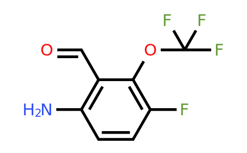 1805598-02-0 | 6-Amino-3-fluoro-2-(trifluoromethoxy)benzaldehyde