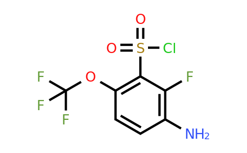 1805598-64-4 | 3-Amino-2-fluoro-6-(trifluoromethoxy)benzenesulfonyl chloride