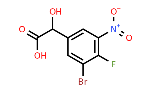 1805598-68-8 | 3-Bromo-4-fluoro-5-nitromandelic acid