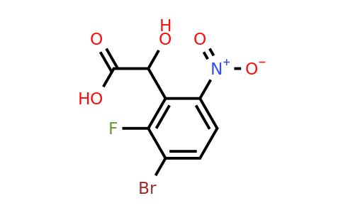 1805598-70-2 | 3-Bromo-2-fluoro-6-nitromandelic acid