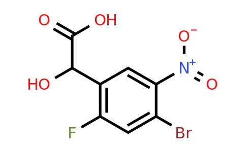 1805598-76-8 | 4-Bromo-2-fluoro-5-nitromandelic acid