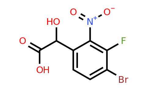 1805598-79-1 | 4-Bromo-3-fluoro-2-nitromandelic acid
