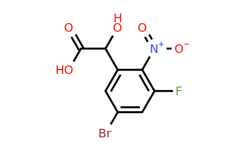 1805598-83-7 | 5-Bromo-3-fluoro-2-nitromandelic acid