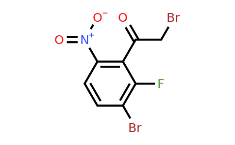 1805598-90-6 | 3'-Bromo-2'-fluoro-6'-nitrophenacyl bromide