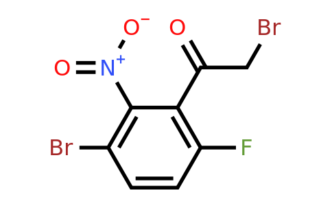 1805598-92-8 | 3'-Bromo-6'-fluoro-2'-nitrophenacyl bromide