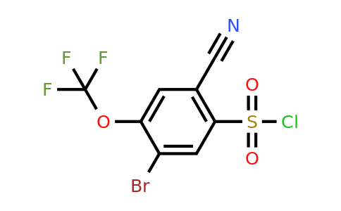 1805598-94-0 | 5-Bromo-2-cyano-4-(trifluoromethoxy)benzenesulfonyl chloride