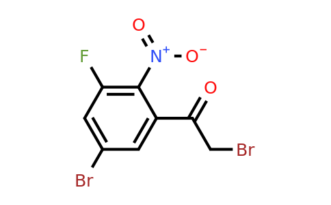 1805598-97-3 | 5'-Bromo-3'-fluoro-2'-nitrophenacyl bromide