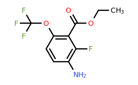 1805599-26-1 | Ethyl 3-amino-2-fluoro-6-(trifluoromethoxy)benzoate