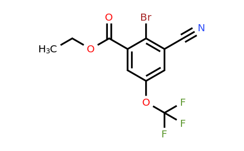 1805599-39-6 | Ethyl 2-bromo-3-cyano-5-(trifluoromethoxy)benzoate