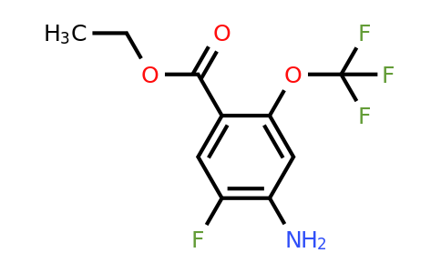 1805599-51-2 | Ethyl 4-amino-5-fluoro-2-(trifluoromethoxy)benzoate