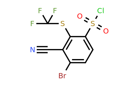 1805600-07-0 | 4-Bromo-3-cyano-2-(trifluoromethylthio)benzenesulfonyl chloride