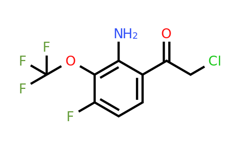 1805600-61-6 | 2'-Amino-4'-fluoro-3'-(trifluoromethoxy)phenacyl chloride