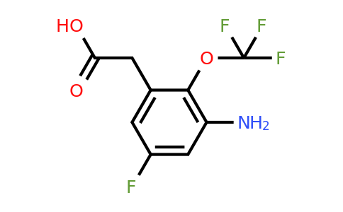 1805601-05-1 | 3-Amino-5-fluoro-2-(trifluoromethoxy)phenylacetic acid