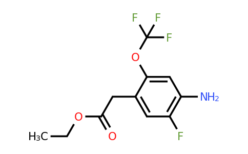 1805601-27-7 | Ethyl 4-amino-5-fluoro-2-(trifluoromethoxy)phenylacetate