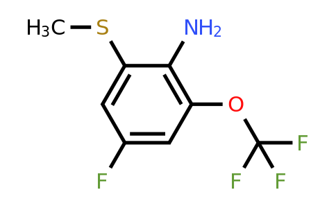 1805601-75-5 | 2-Amino-5-fluoro-3-(trifluoromethoxy)thioanisole