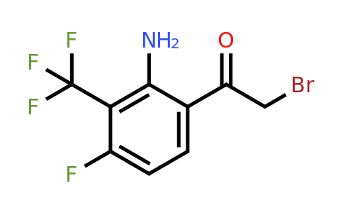1805603-81-9 | 2'-Amino-4'-fluoro-3'-(trifluoromethyl)phenacyl bromide