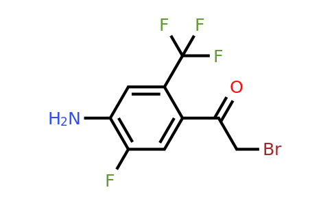 1805604-07-2 | 4'-Amino-5'-fluoro-2'-(trifluoromethyl)phenacyl bromide