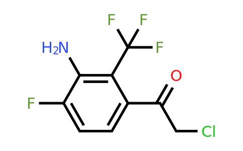 1805604-31-2 | 3'-Amino-4'-fluoro-2'-(trifluoromethyl)phenacyl chloride