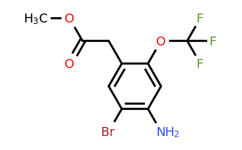 1805612-67-2 | Methyl 4-amino-5-bromo-2-(trifluoromethoxy)phenylacetate