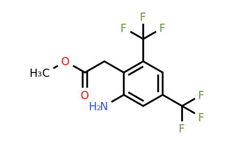 1805613-97-1 | Methyl 2-amino-4,6-bis(trifluoromethyl)phenylacetate