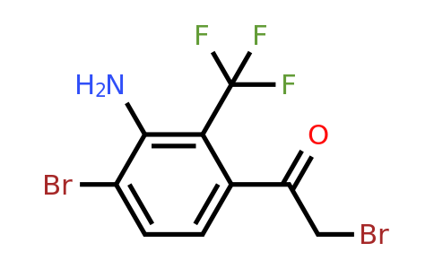 1805614-05-4 | 3'-Amino-4'-bromo-2'-(trifluoromethyl)phenacyl bromide