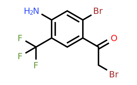 1805614-15-6 | 4'-Amino-2'-bromo-5'-(trifluoromethyl)phenacyl bromide