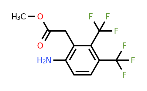 1805614-18-9 | Methyl 6-amino-2,3-bis(trifluoromethyl)phenylacetate