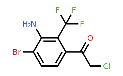 1805614-42-9 | 3'-Amino-4'-bromo-2'-(trifluoromethyl)phenacyl chloride