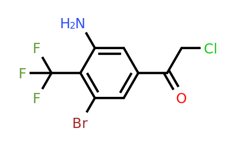 1805614-49-6 | 3'-Amino-5'-bromo-4'-(trifluoromethyl)phenacyl chloride
