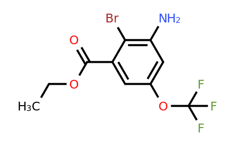 1805615-00-2 | Ethyl 3-amino-2-bromo-5-(trifluoromethoxy)benzoate
