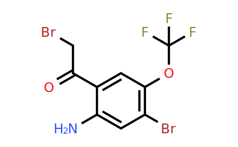 1805616-20-9 | 2'-Amino-4'-bromo-5'-(trifluoromethoxy)phenacyl bromide