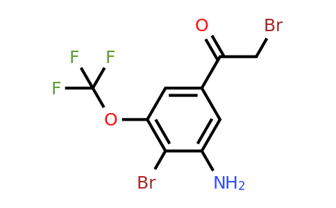 1805616-27-6 | 3'-Amino-4'-bromo-5'-(trifluoromethoxy)phenacyl bromide