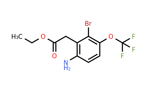 1805616-33-4 | Ethyl 6-amino-2-bromo-3-(trifluoromethoxy)phenylacetate